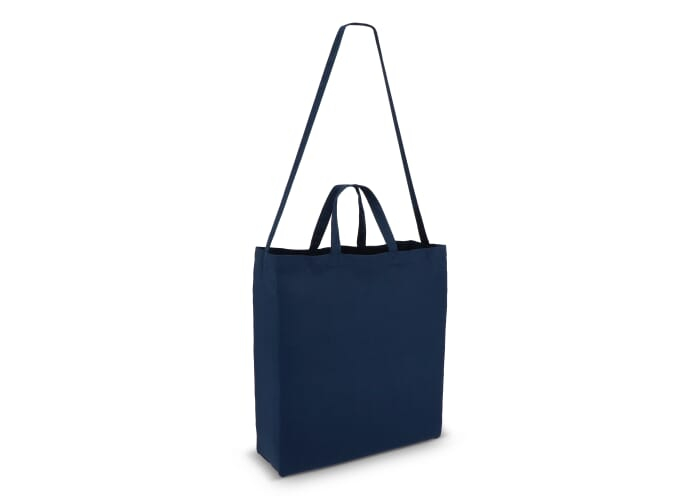Sac fourre-tout coton 220g 40x13x44cm à personnaliser Bleu Foncé